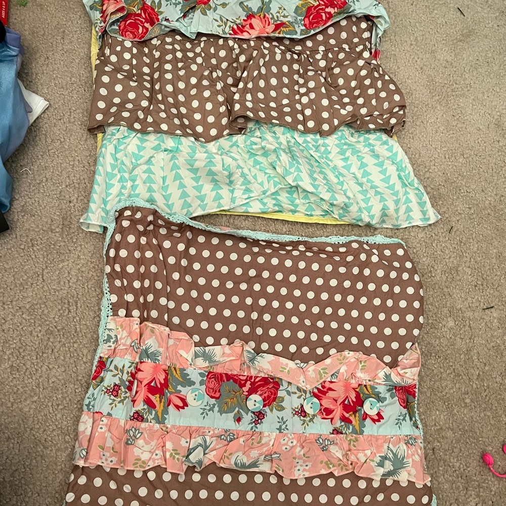 2 Matilda Jane pillow covers with ruffles